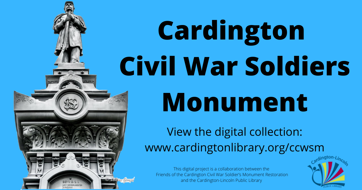 Cardington Civil War Soldiers Monument CardingtonLincoln Public Library